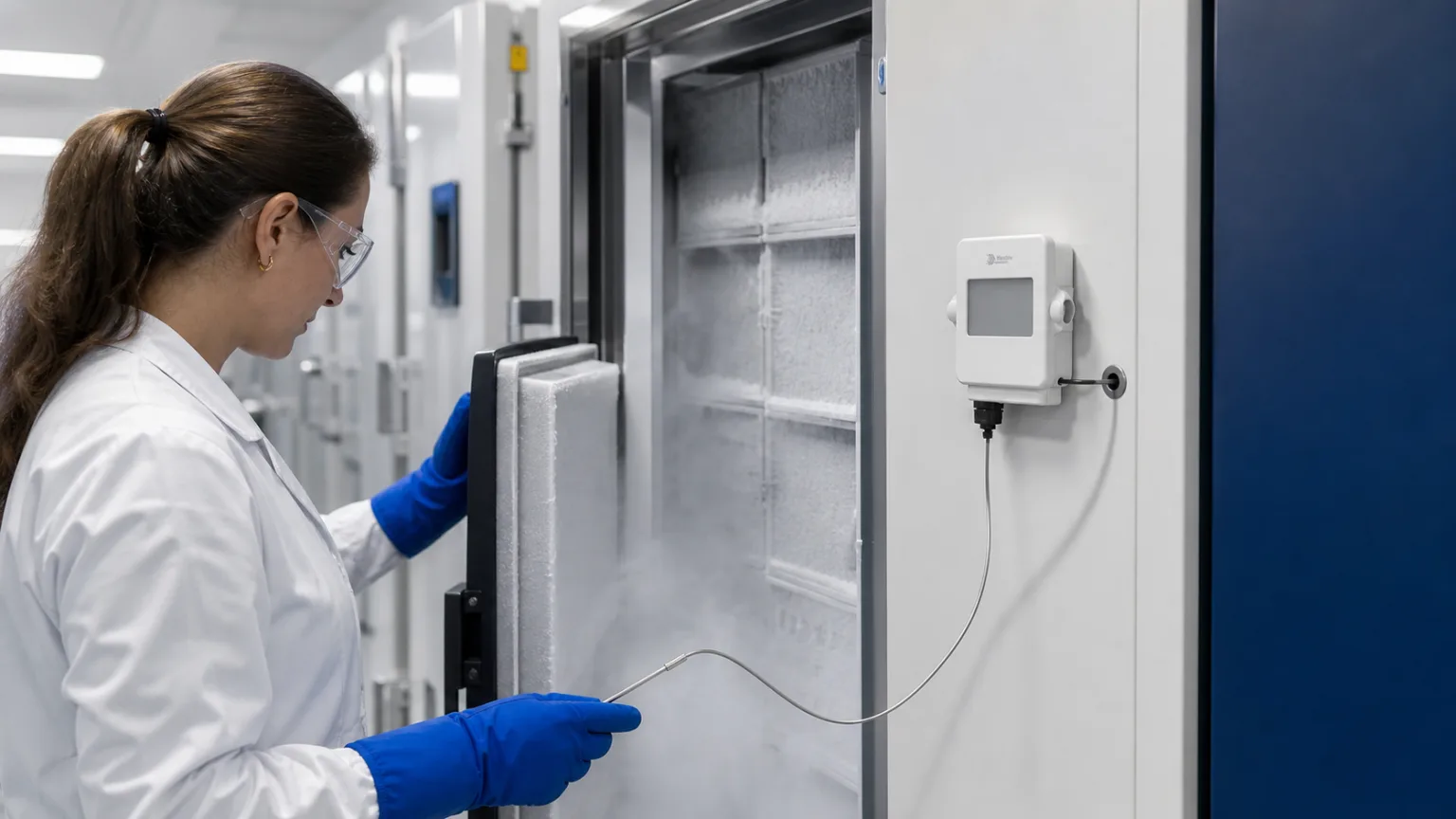 Okładka artykułu: Monitoring zamrażarek laboratoryjnych — jak chronić próbki i reagować na awarie